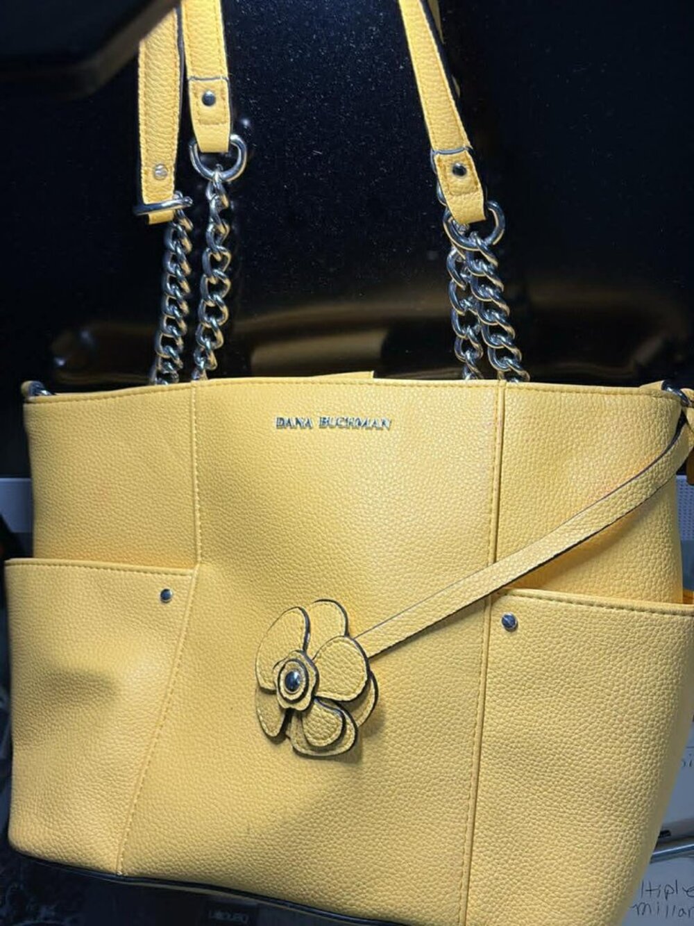 Charlotte Yellow Shoulder Bag